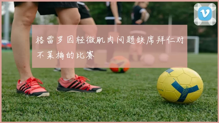 格雷罗因轻微肌肉问题缺席拜仁对不莱梅的比赛
